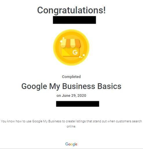 google Certificate